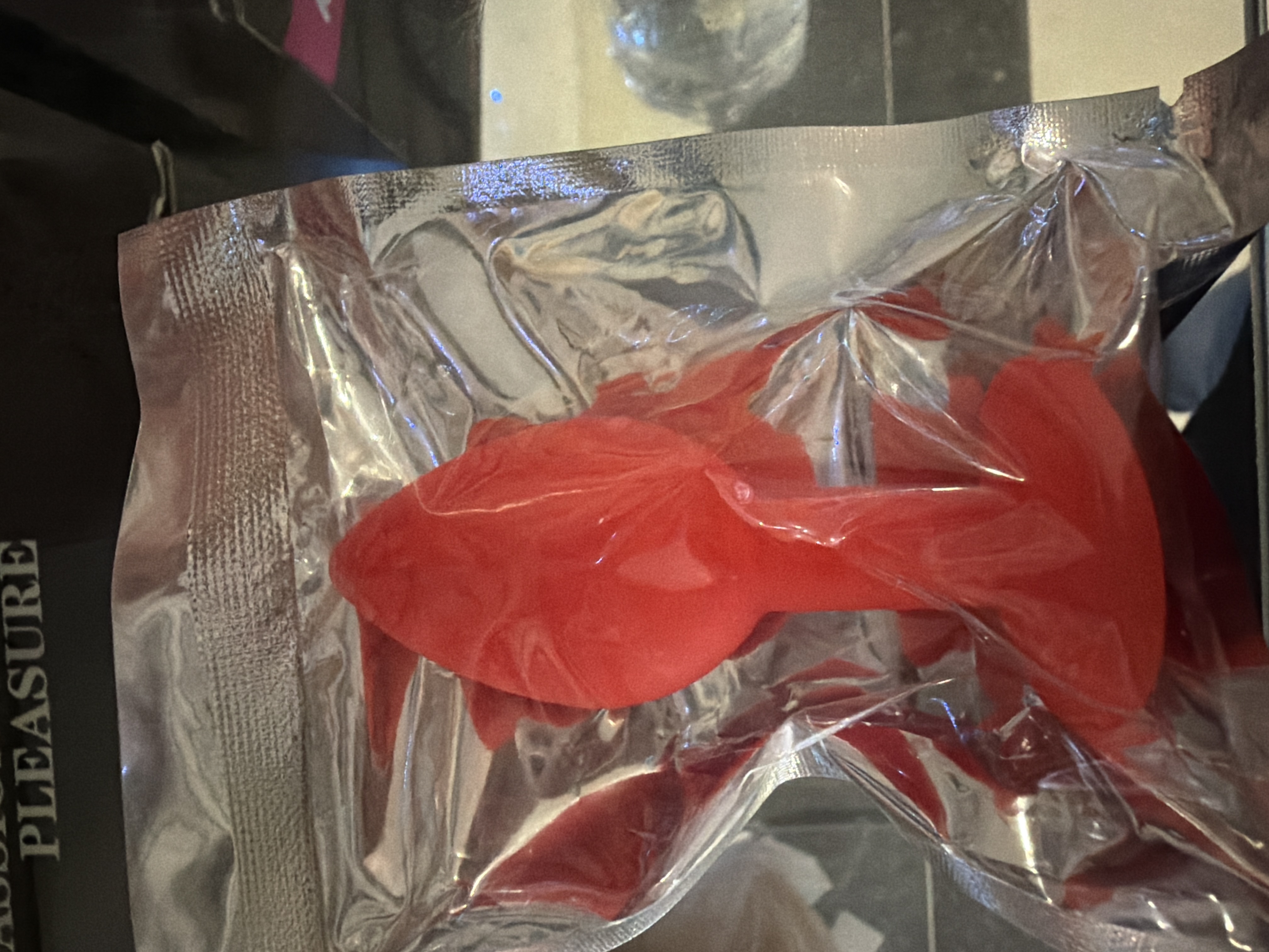 Plug goma rojo